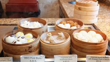 Daily buffet breakfast for a fee