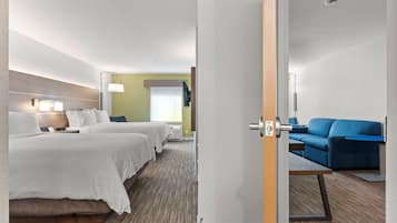 In-room safe, desk, iron/ironing board, free cribs/infant beds