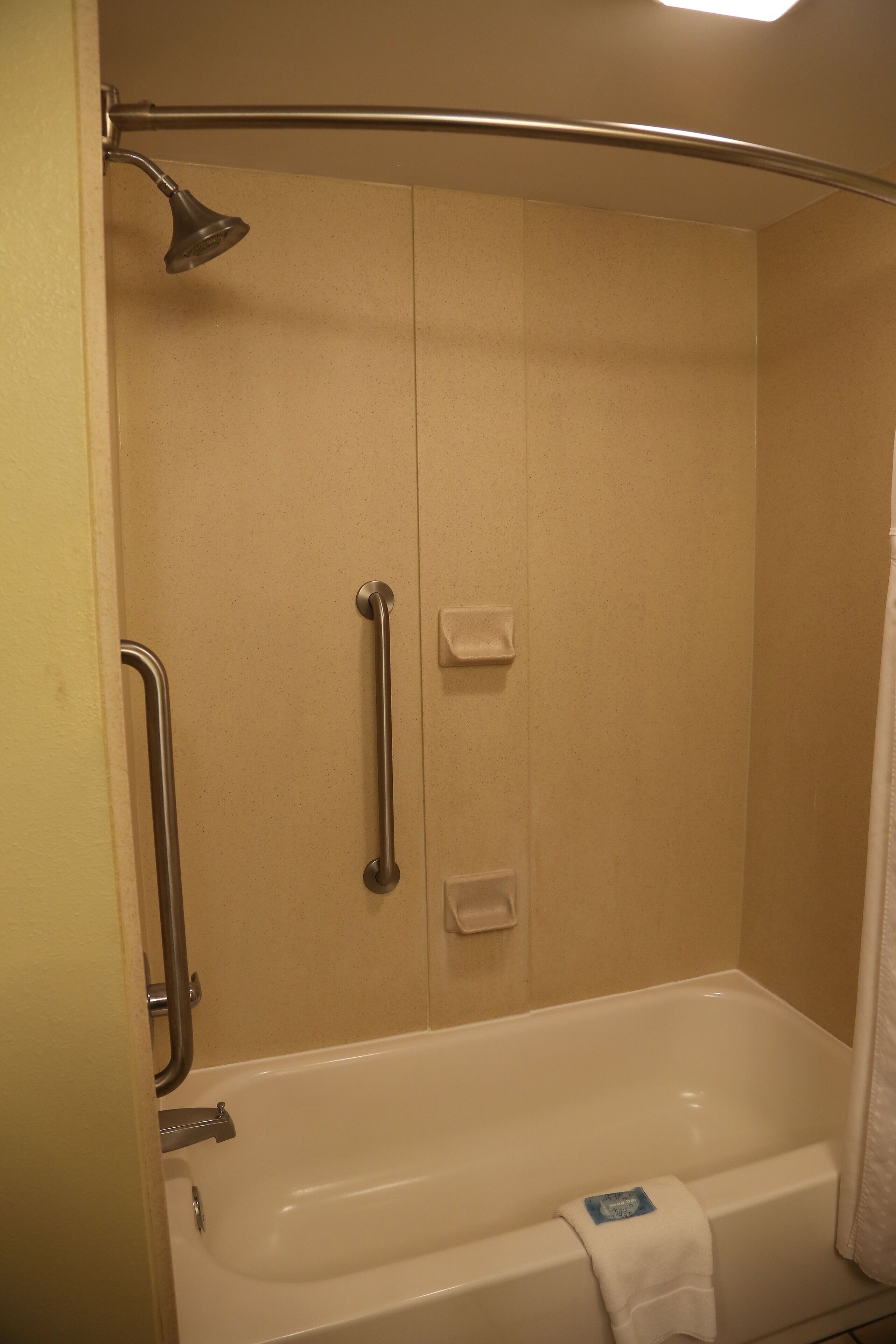 1 bedroom, desk, laptop workspace, iron/ironing board