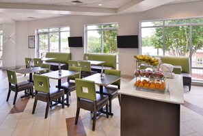 Free buffet breakfast