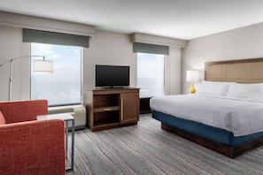 Premium bedding, down comforters, in-room safe, desk