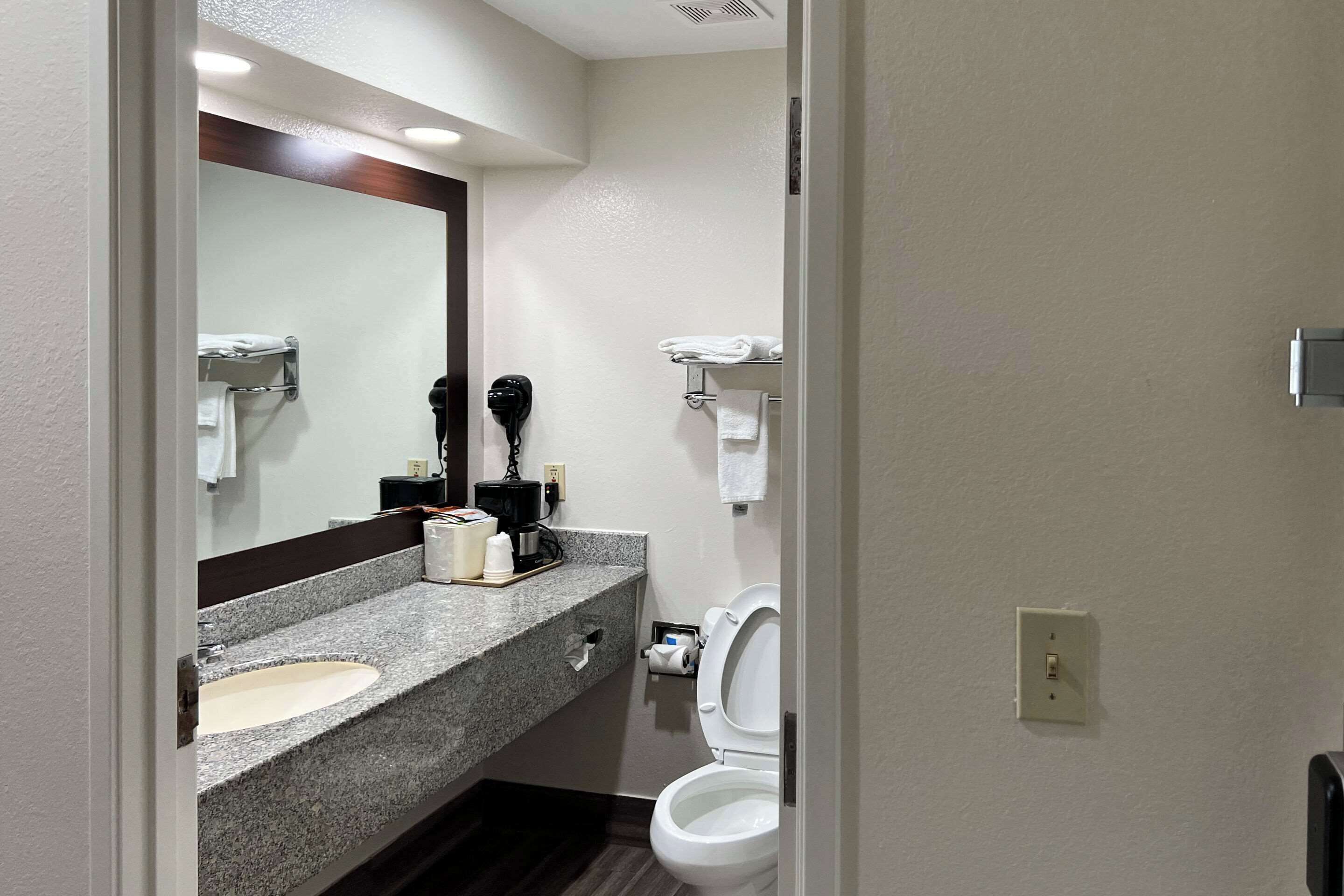 Individually decorated, individually furnished, desk, laptop workspace