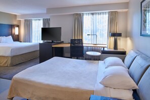 Hypo-allergenic bedding, individually furnished, desk, laptop workspace - Residence Inn by Marriott Detroit Novi (Novi)