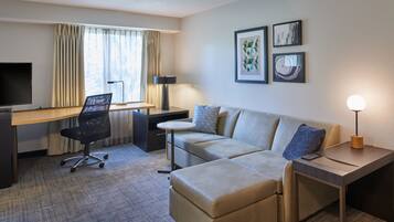 Hypo-allergenic bedding, individually furnished, desk, laptop workspace