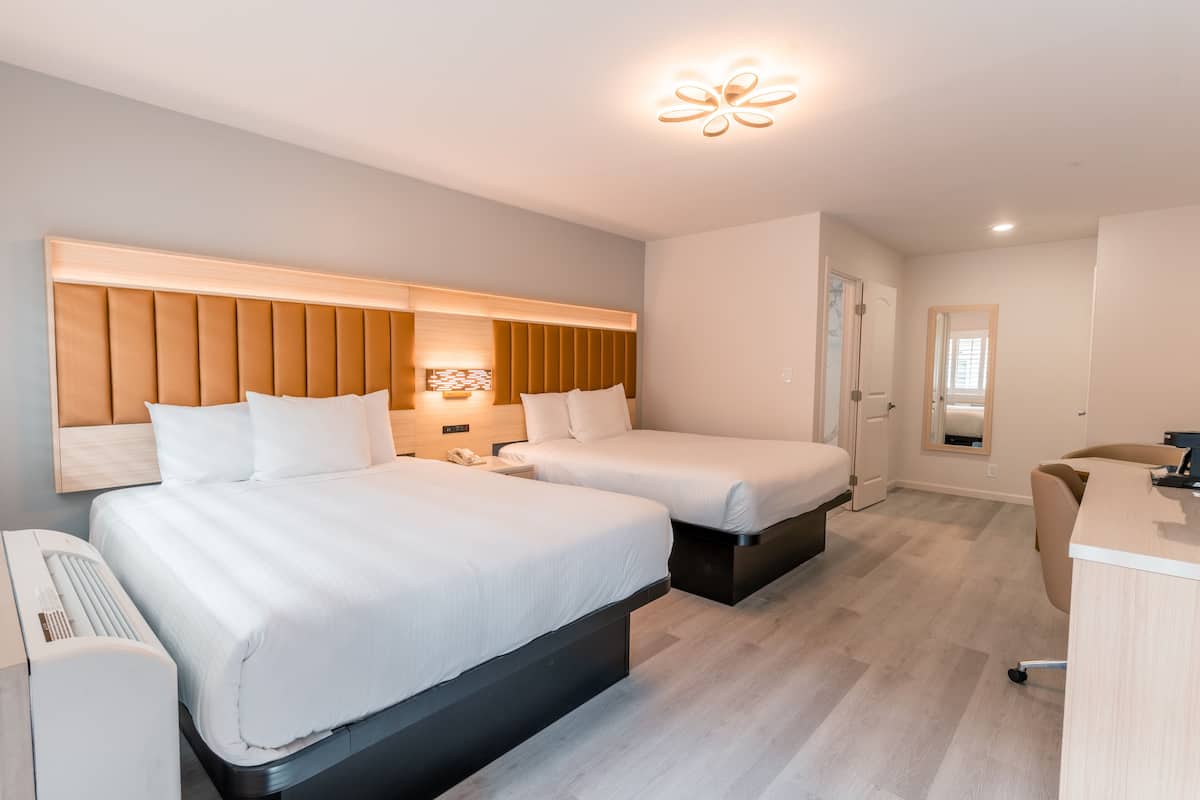 Deluxe Room, 2 Queen Beds | 1 bedroom, in-room safe, iron/ironing board, free WiFi