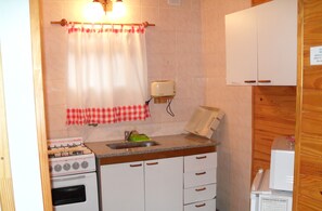 Standard Apartment (Quadruple) | Private kitchen | Fridge, microwave, oven, stovetop