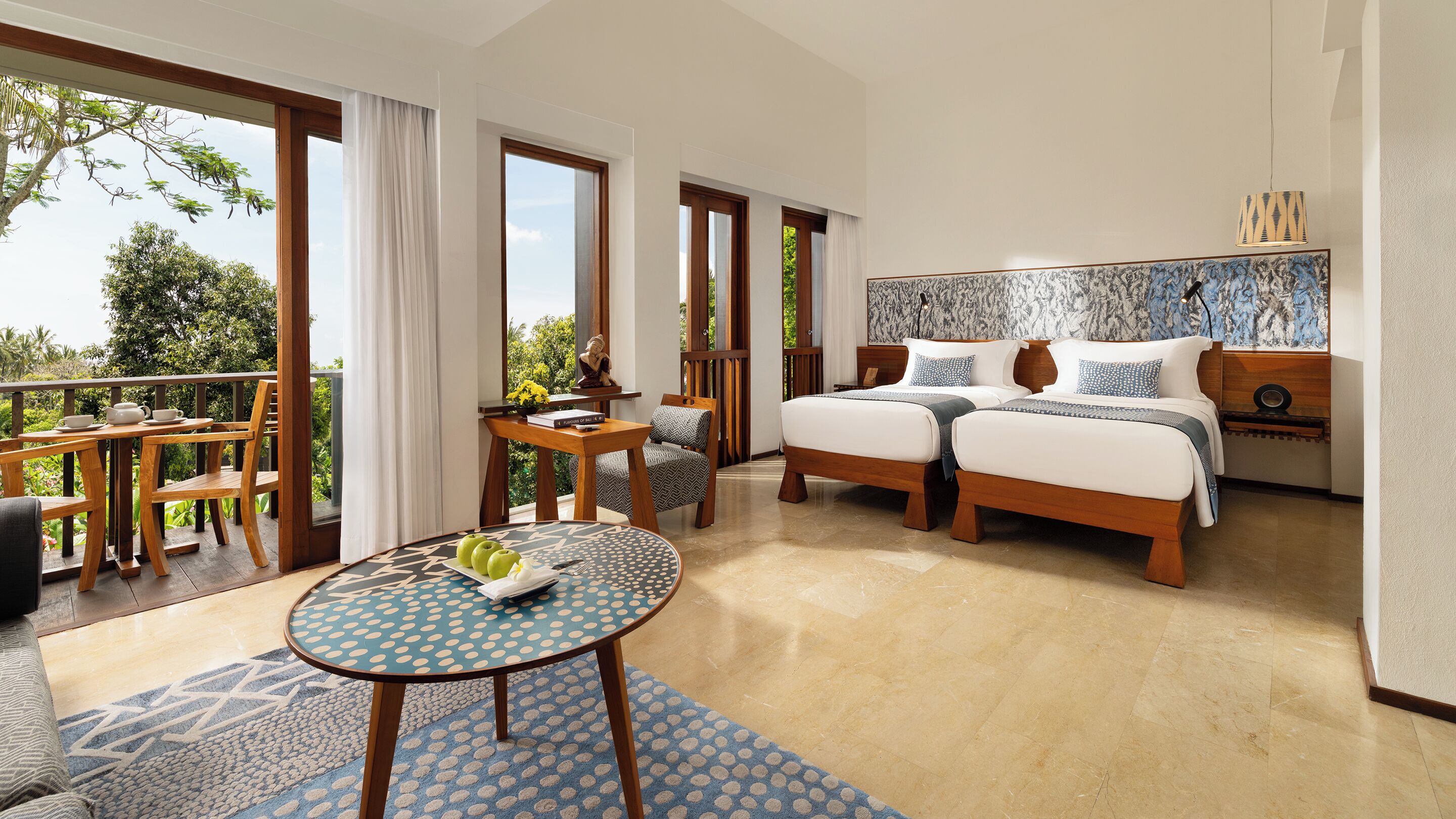 Impressive Forest Suite Twin Bed with Butler Service | Premium bedding, minibar, in-room safe, individually decorated