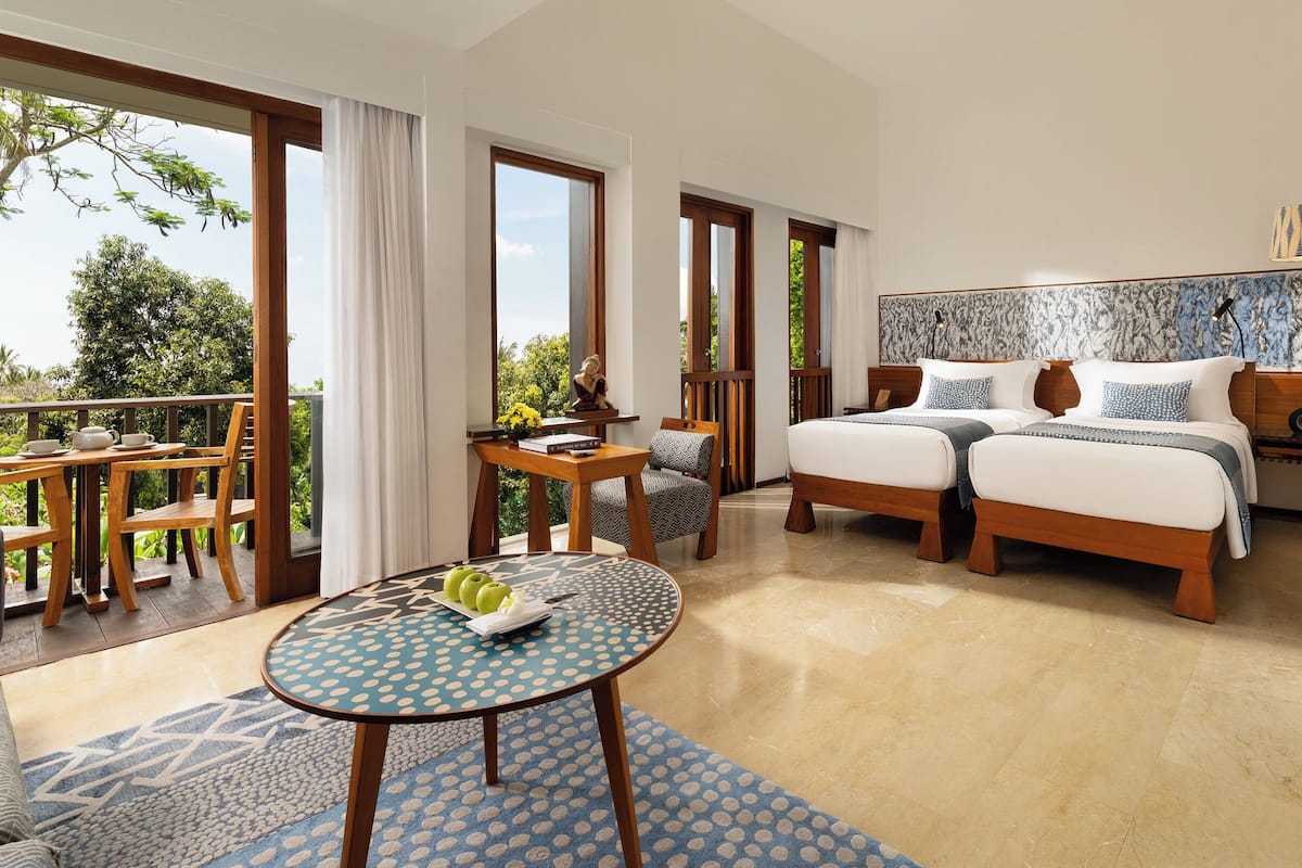 Impressive Forest Suite Twin Bed with Butler Service | Premium bedding, minibar, in-room safe, individually decorated