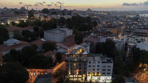 Vue depuis l’hébergement