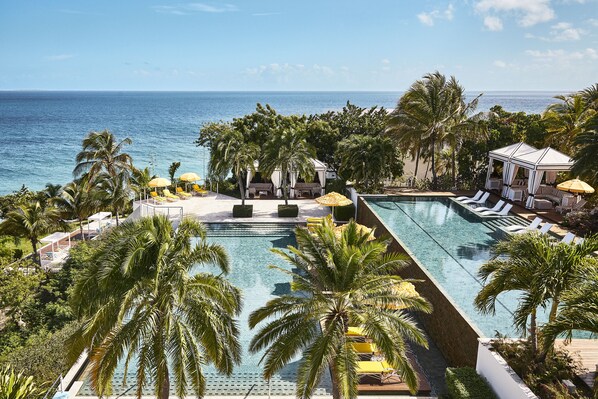 2 outdoor pools, cabanas (surcharge), pool umbrellas