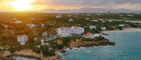 Blick von der Unterkunft