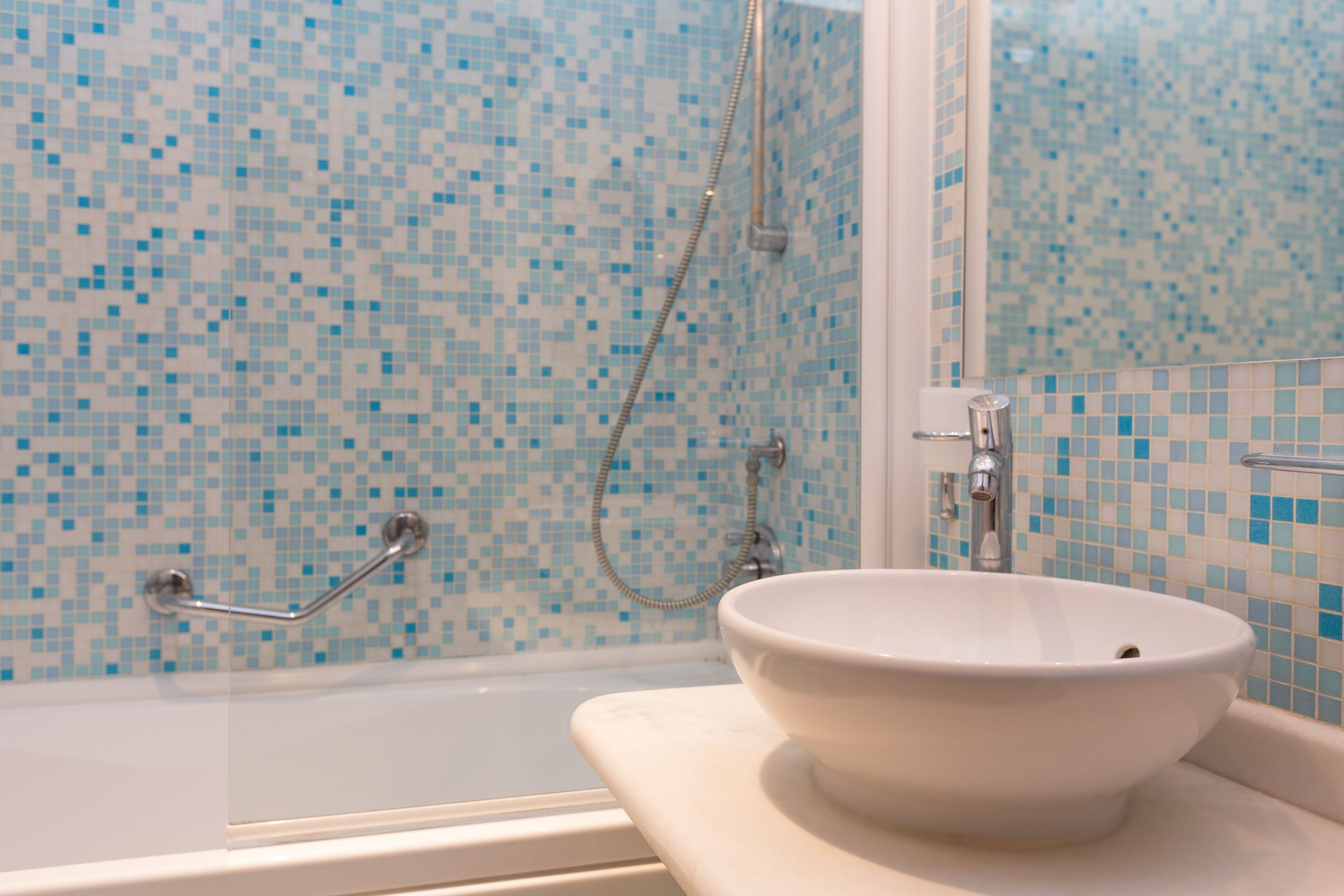 free toiletries, hair dryer, slippers, bidet