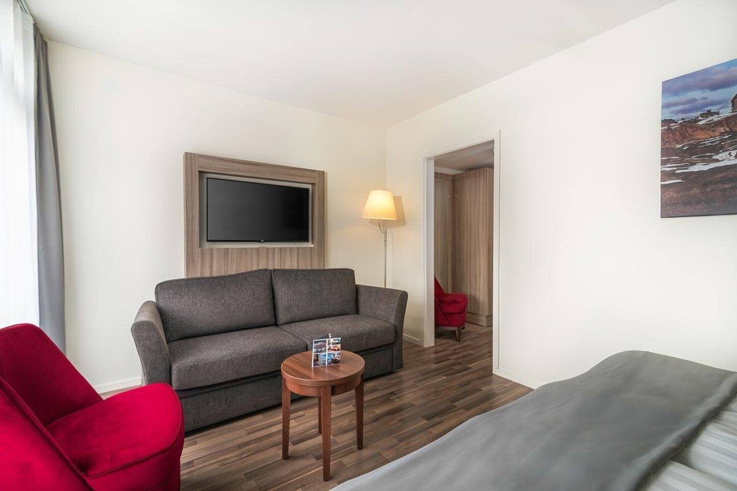 Blackout curtains, free WiFi, bed sheets, alarm clocks