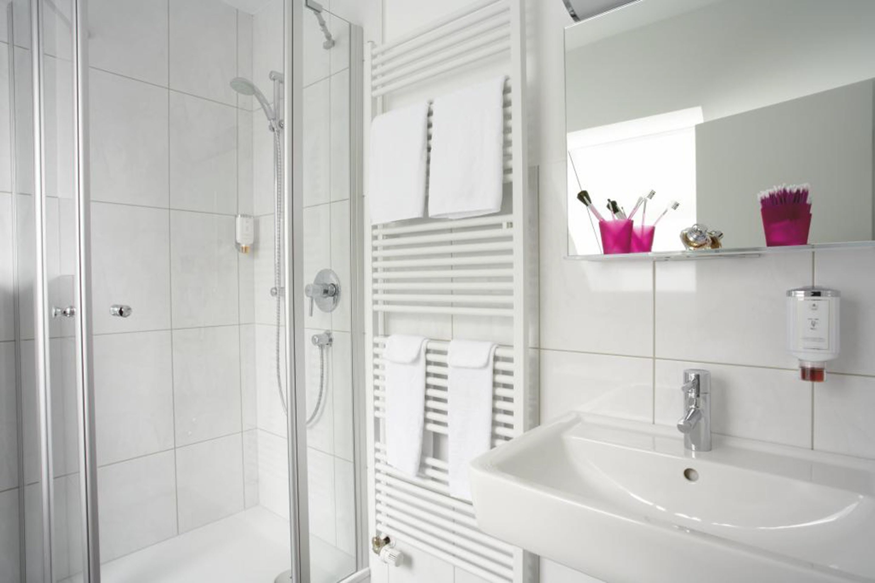 apartment | bathroom | eco-friendly toiletries, hair dryer, bathrobes, slippers