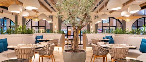 Frokost, lunsj og middag serveres, italienske retter