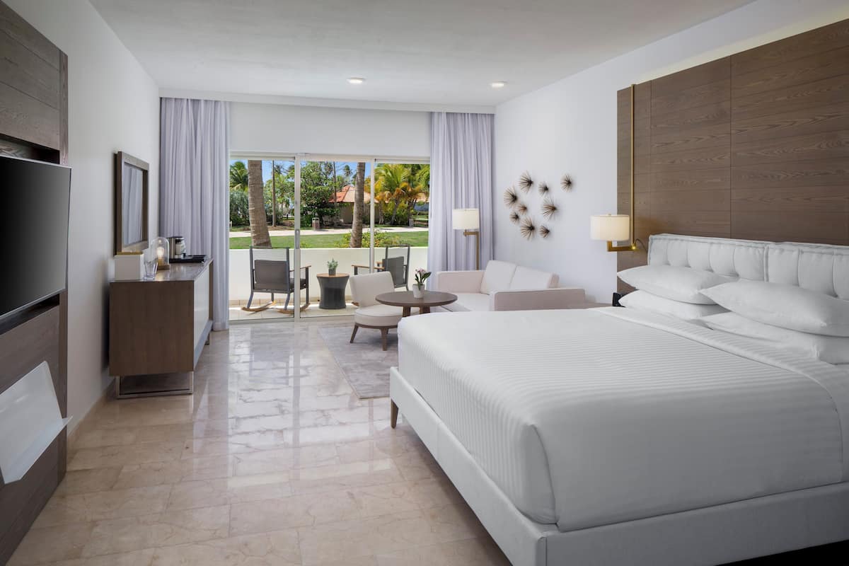 Camera Deluxe, 1 letto king, vista giardino | 1 camera, biancheria da letto di alta qualità, materassi a doppio strato