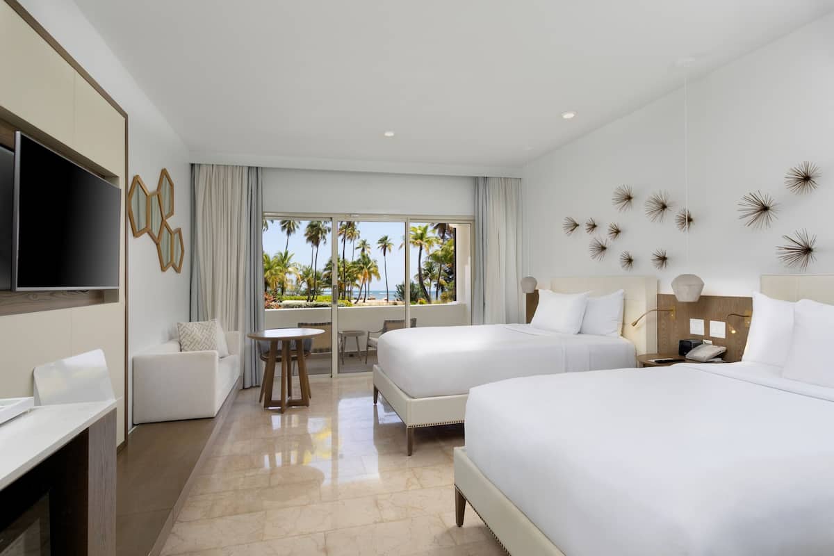 Room, 2 Double Beds, Ocean View