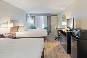 Standard Double Room, 2 Queen Beds | In-room safe, iron/ironing board, free WiFi, bed sheets