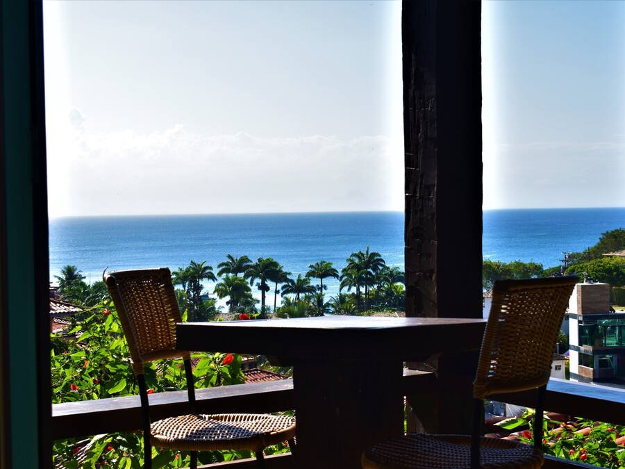 Bungalow superior, vistas al mar | Colchones Select Comfort, caja fuerte, escritorio
