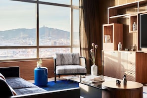 Minibar, coffre-fort, bureau, rideaux d’obscurcissement