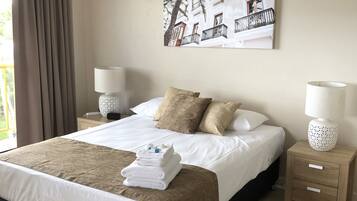 2 Bedroom Deluxe Oceanview Apartment | Premium bedding, individually decorated, individually furnished