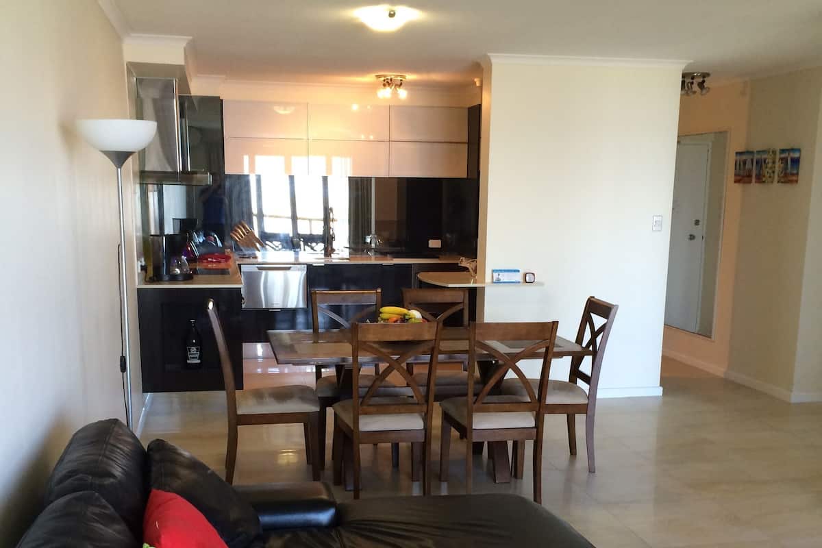 Apartment, 1 Bedroom, Ocean View | Living area | 42-inch flat-screen TV with satellite channels, TV