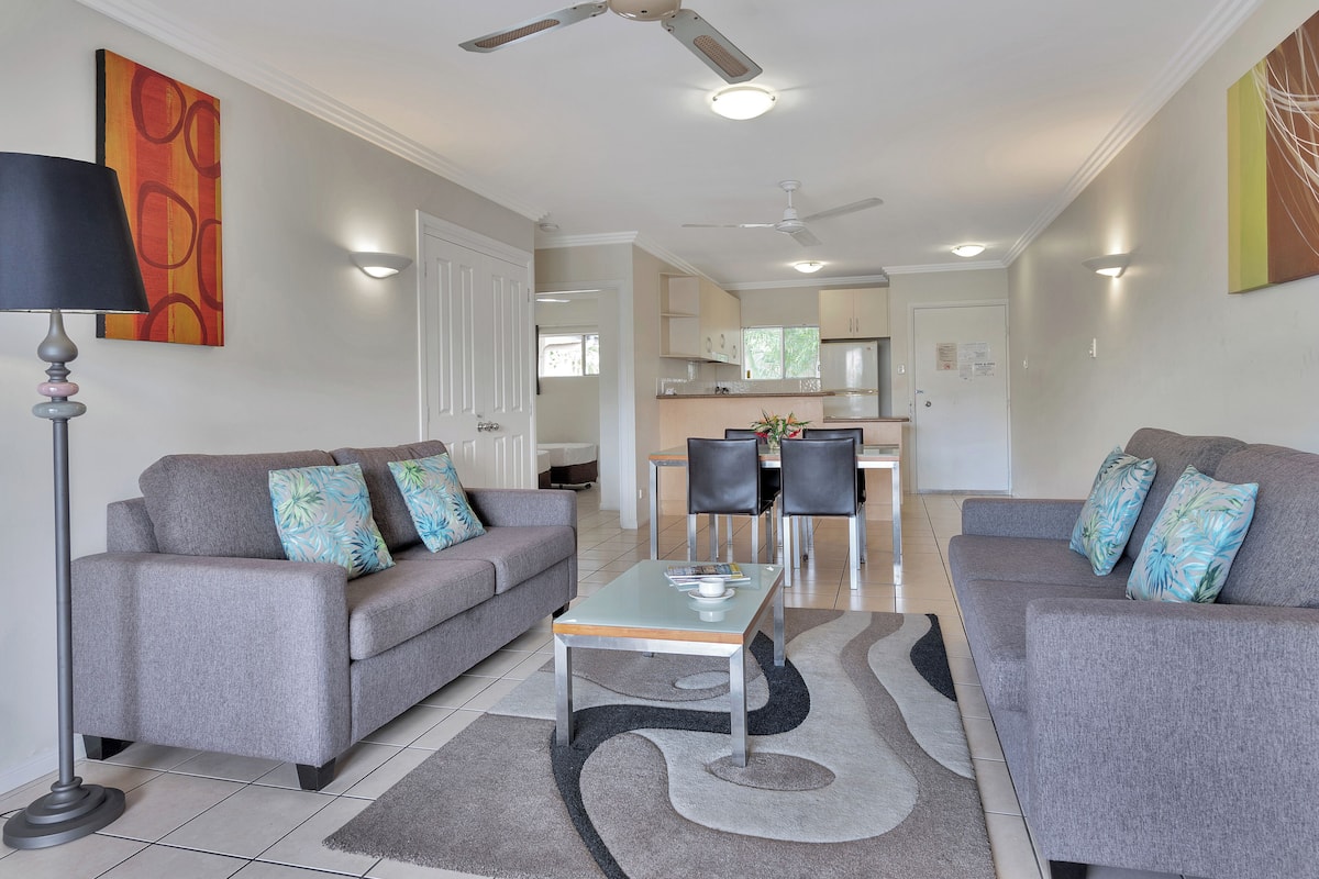 Standard Apartment, 2 Bedrooms | Living area | TV
