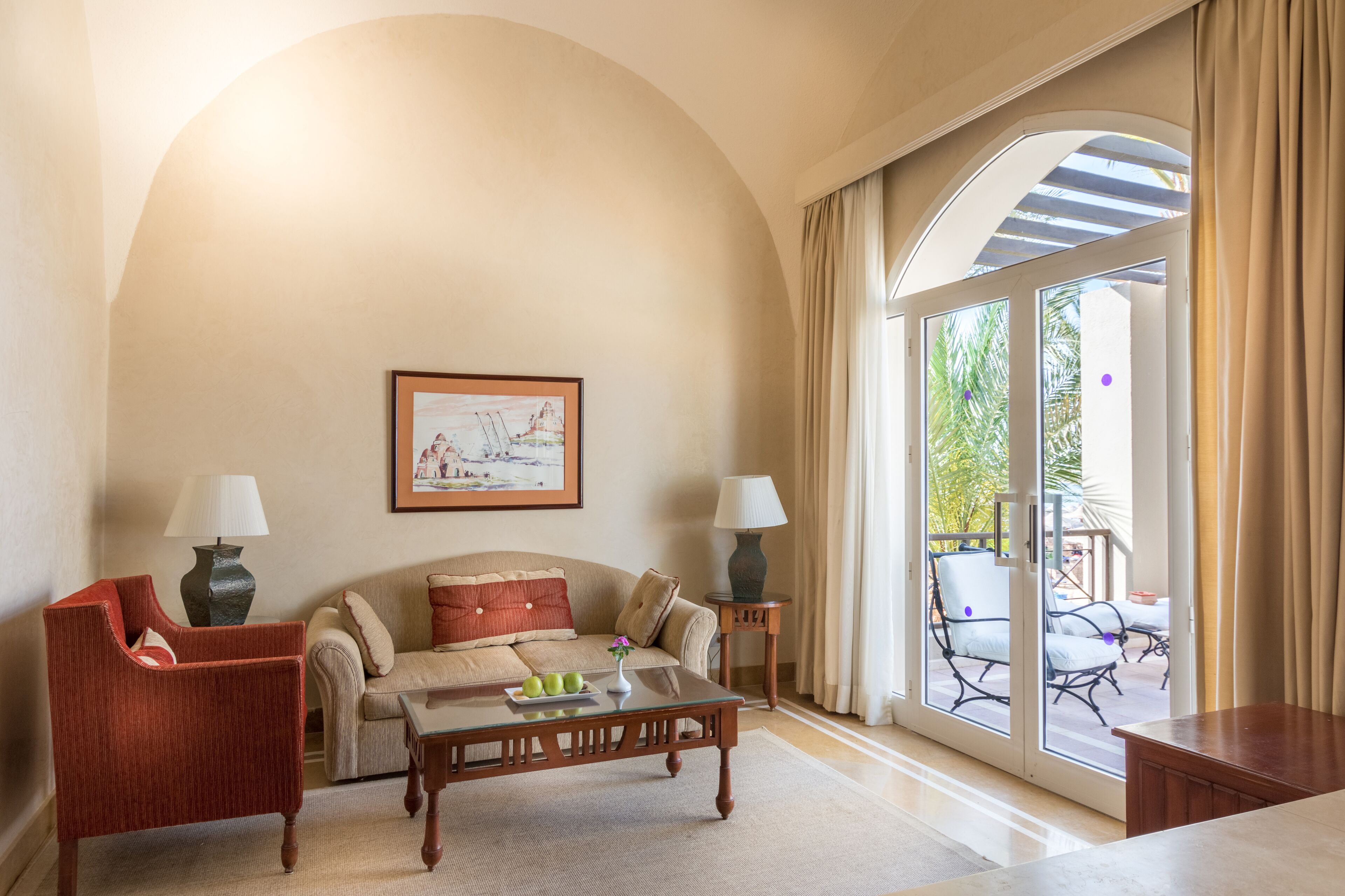 Junior suite, 1 queensize bed, uitzicht op zee | Uitzicht vanuit de kamer