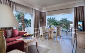 Junior Suite, 1 Queen Bed (Sea & Pool View) | View from room