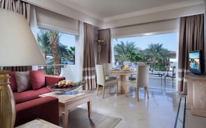 Junior Suite, 1 Queen Bed (Sea & Pool View) | View from room
