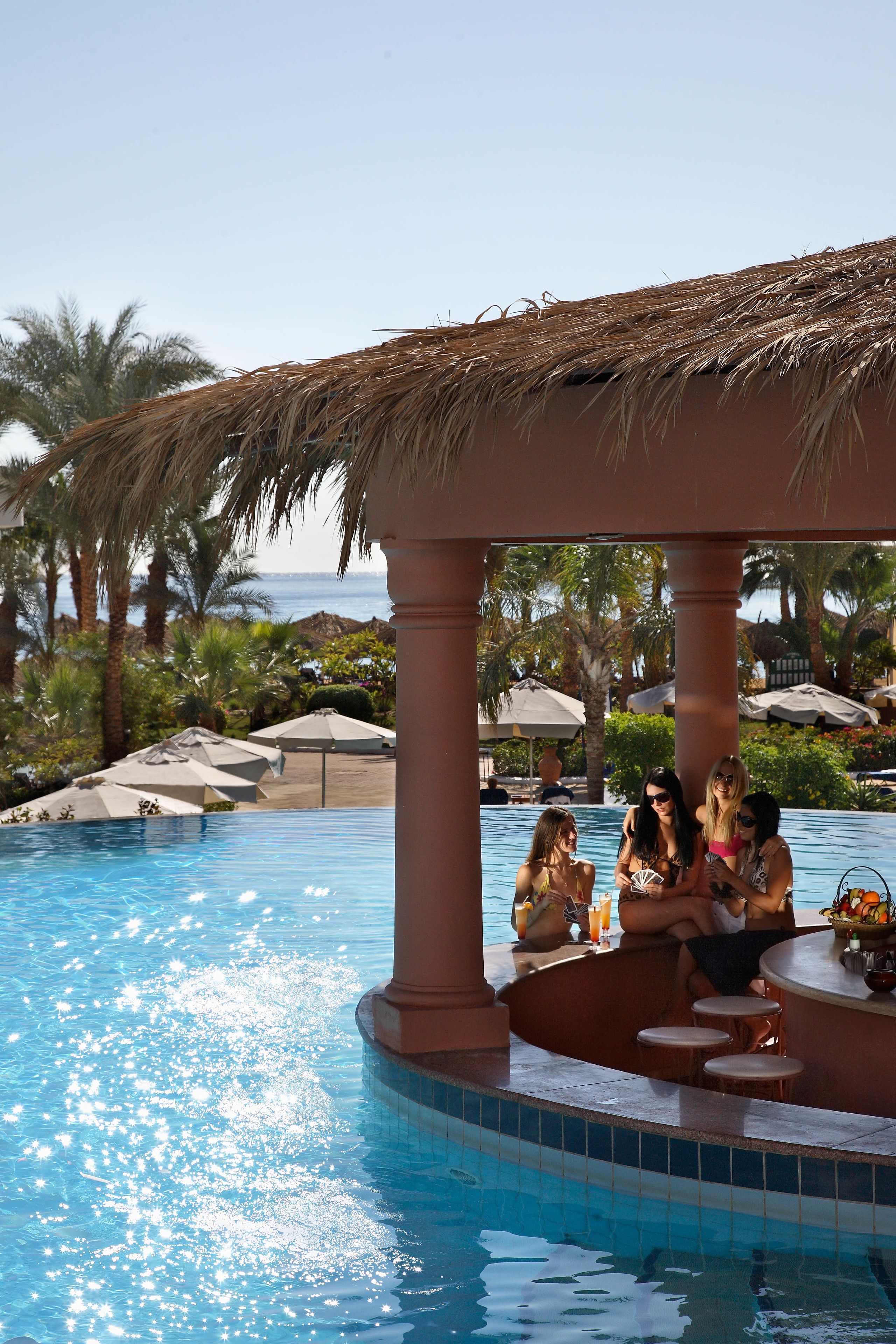 Poolside bar