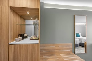 Minibar, in-room safe, desk, blackout curtains