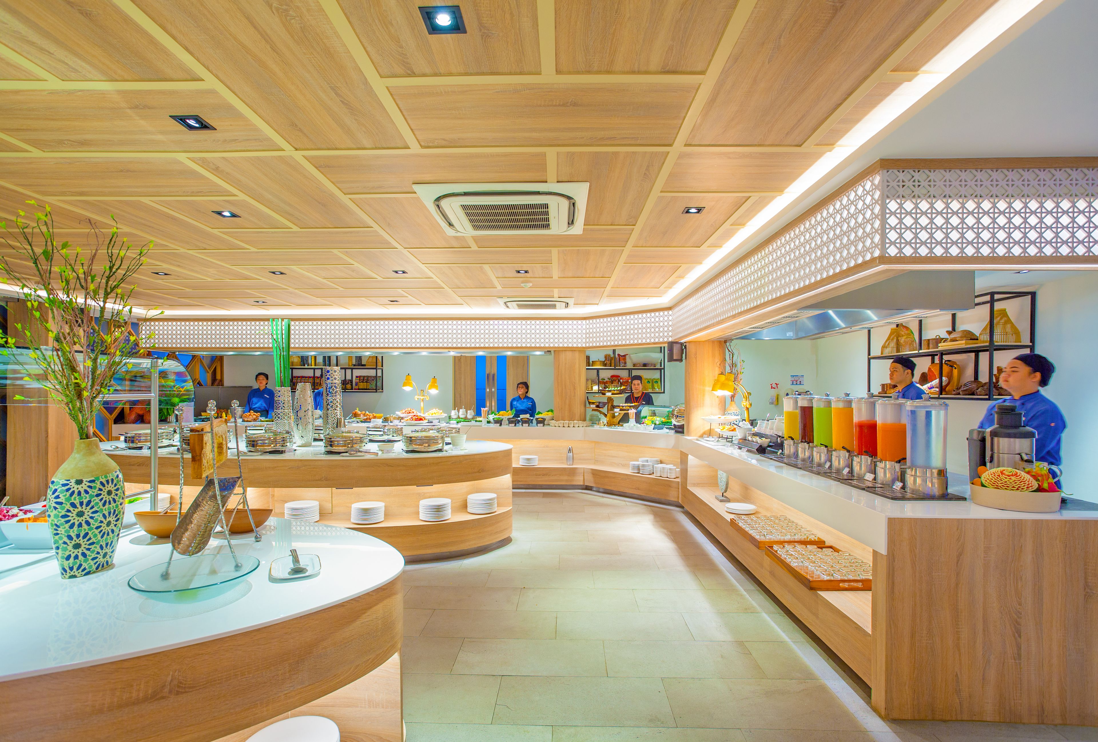 Tägliches Frühstücksbuffet (648 THB pro Person)