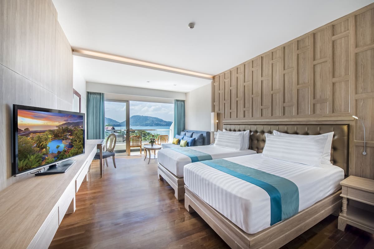 super deluxe, seaview | premium bedding, minibar, in-room safe, desk