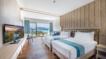 Super Deluxe, Seaview | Premium bedding, minibar, in-room safe, desk