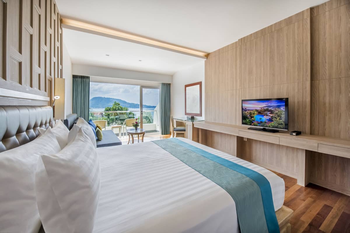 Ropa de cama de alta calidad y minibar