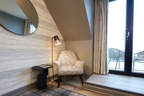 Familienzimmer, Balkon (Loch View) | Bettwäsche aus ägyptischer Baumwolle, hochwertige Bettwaren