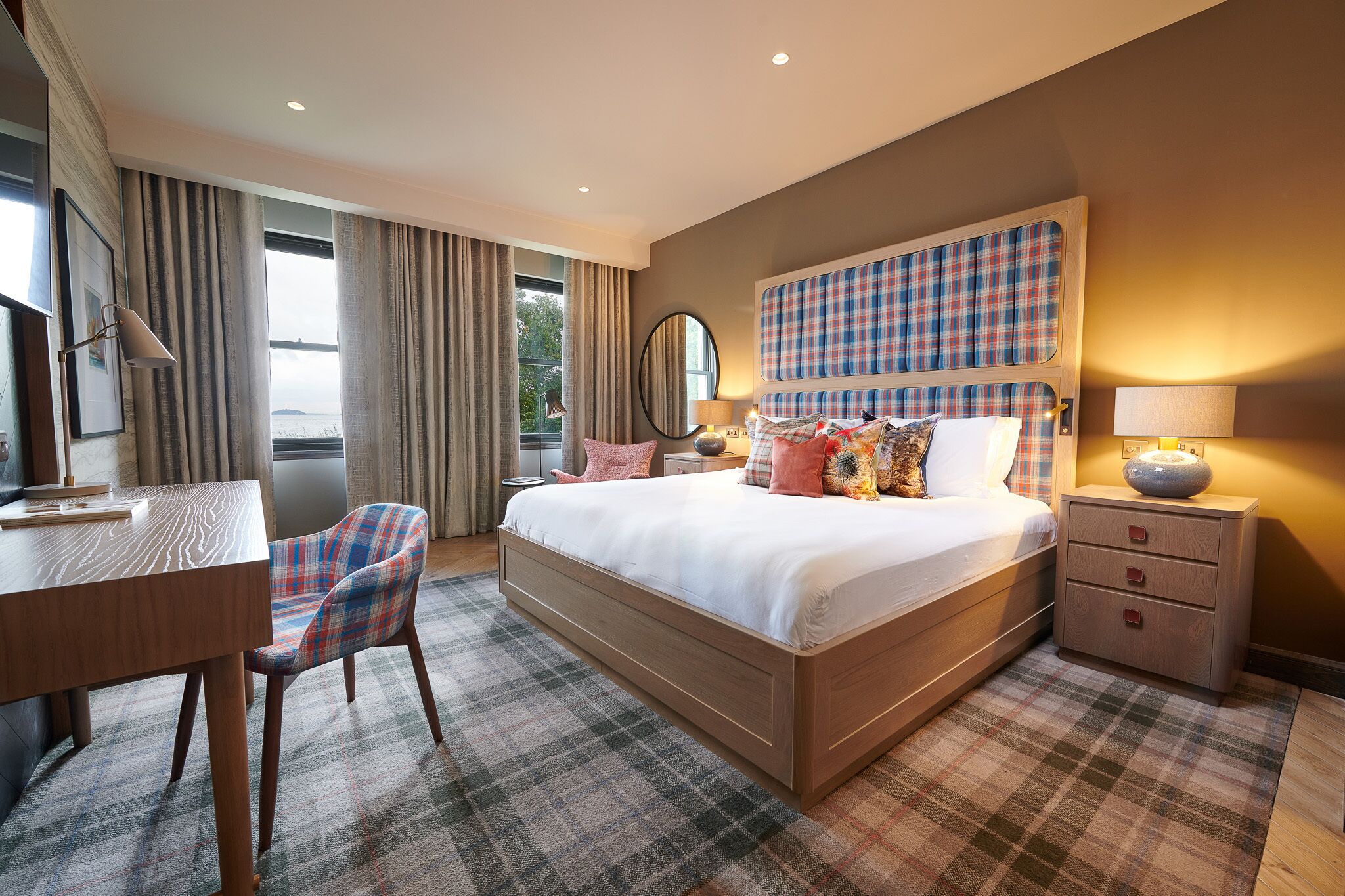 Double Room, Balcony (Loch View) | Egyptian cotton sheets, premium bedding, pillowtop beds, in-room safe