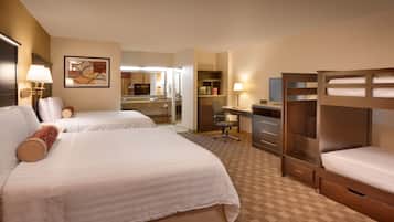 In-room safe, desk, laptop workspace, blackout drapes