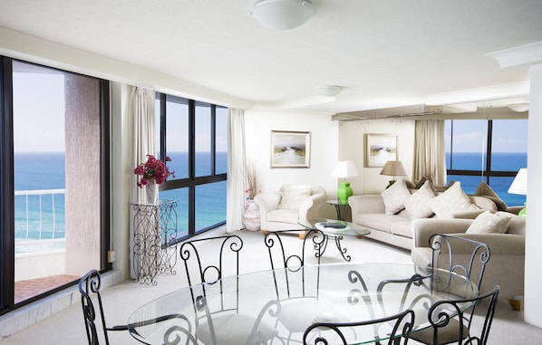 Appartement Deluxe, plusieurs lits, vue océan | Cuisine privée