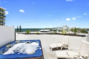 2 Bedroom Apartment with Private Rooftop Jacuzzi and Partial Ocean View | View from room