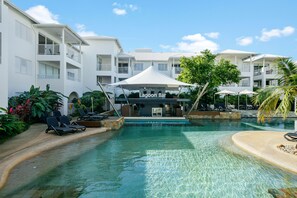 3 outdoor pools