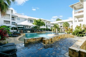3 outdoor pools