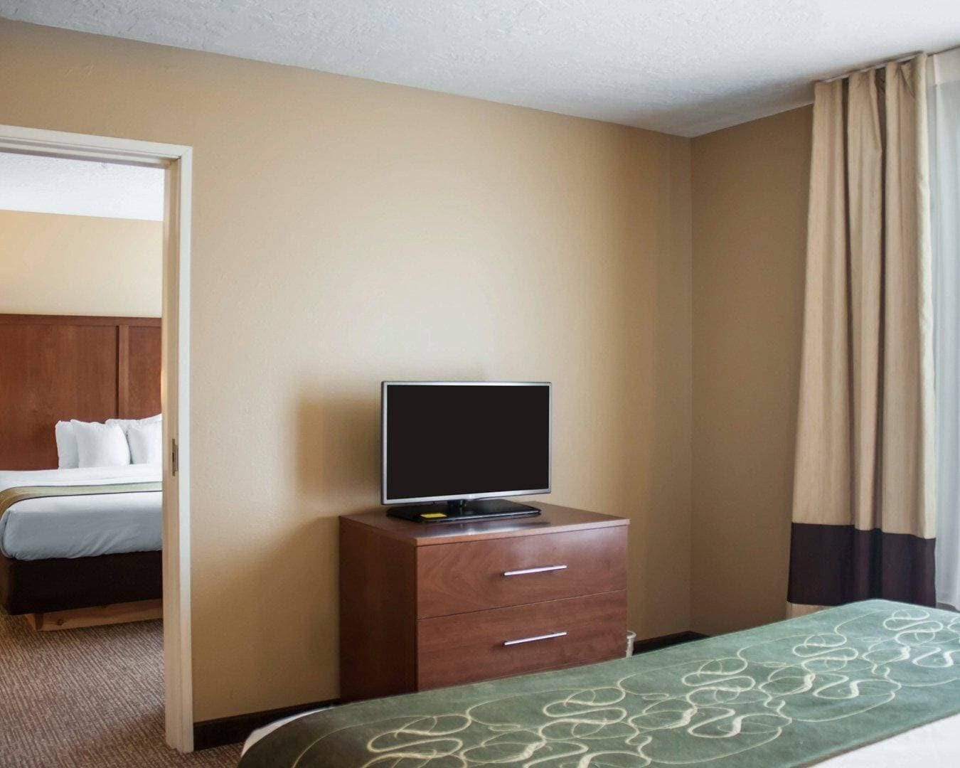 Suite, Multiple Beds, Non Smoking | Premium bedding, down comforters, in-room safe, desk