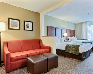 Suite, 2 Queen Beds, Non Smoking | Premium bedding, down duvets, in-room safe, desk - Comfort Suites Airport (Boise)
