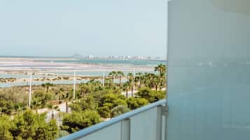 Standard Double or Twin Room, Sea View | Down comforters, in-room safe, desk, laptop workspace