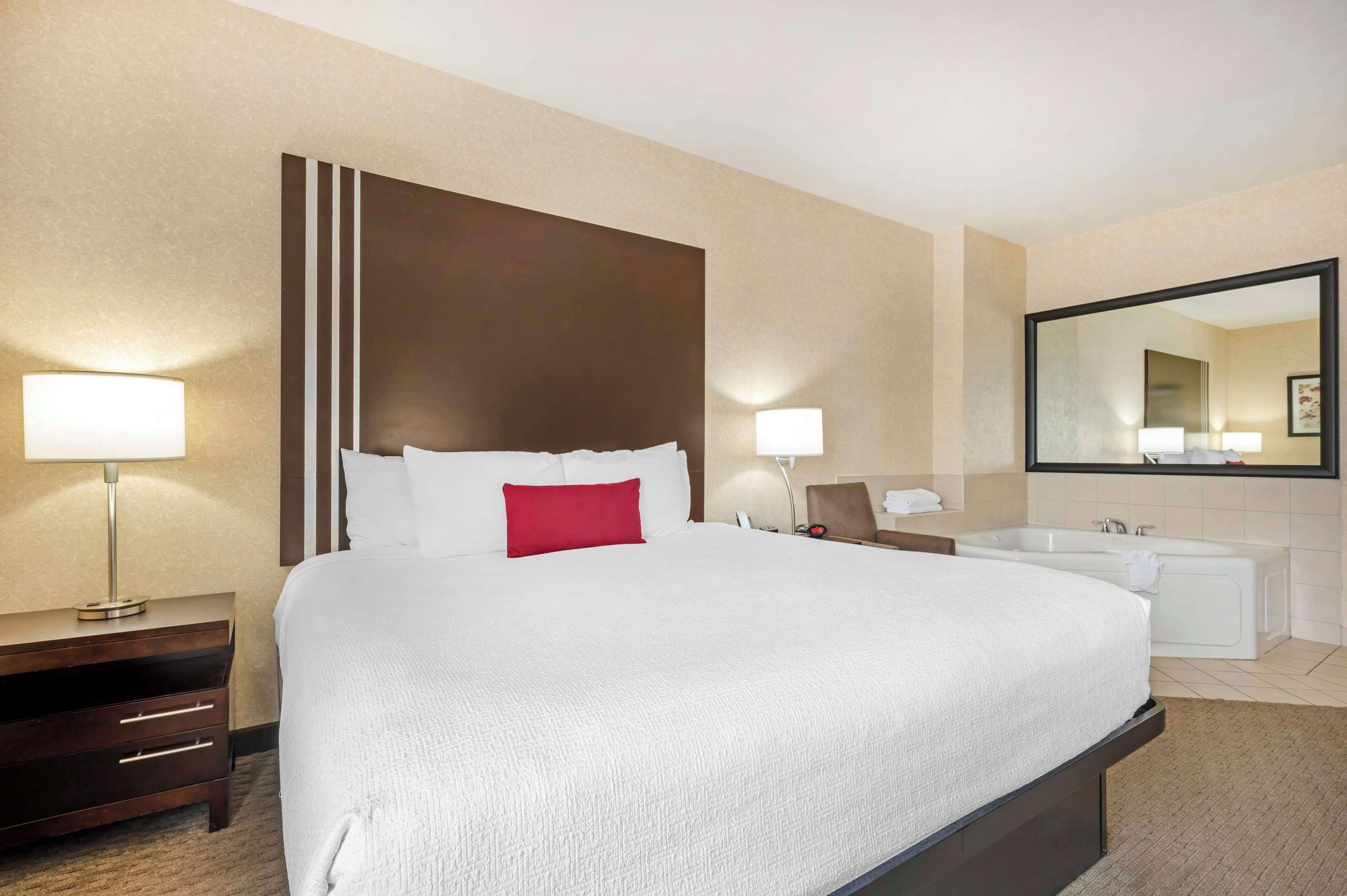 standard room, 1 king bed, non smoking, jetted tub | premium bedding, pillow-top beds, desk, iron/ironing board