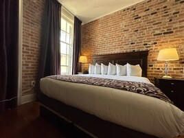 Premium bedding, pillowtop beds, individually decorated, desk