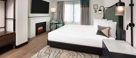 Premium bedding, minibar, in-room safe, desk