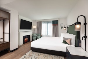 Ropa de cama de alta calidad y minibar